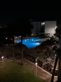 Evening view from balcony