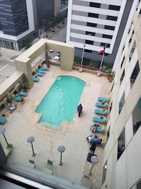 View of pool from 8th floor