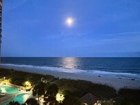 Moonlight from the balcony