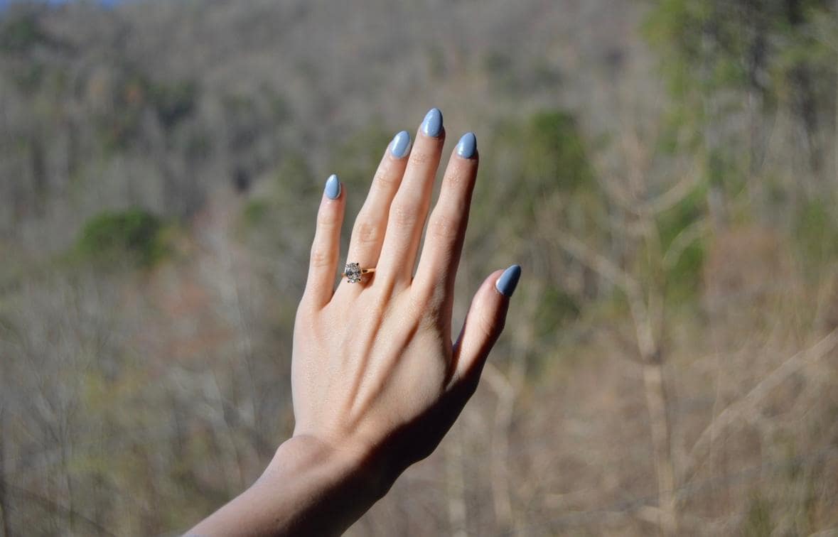 We got engaged on our trip! 