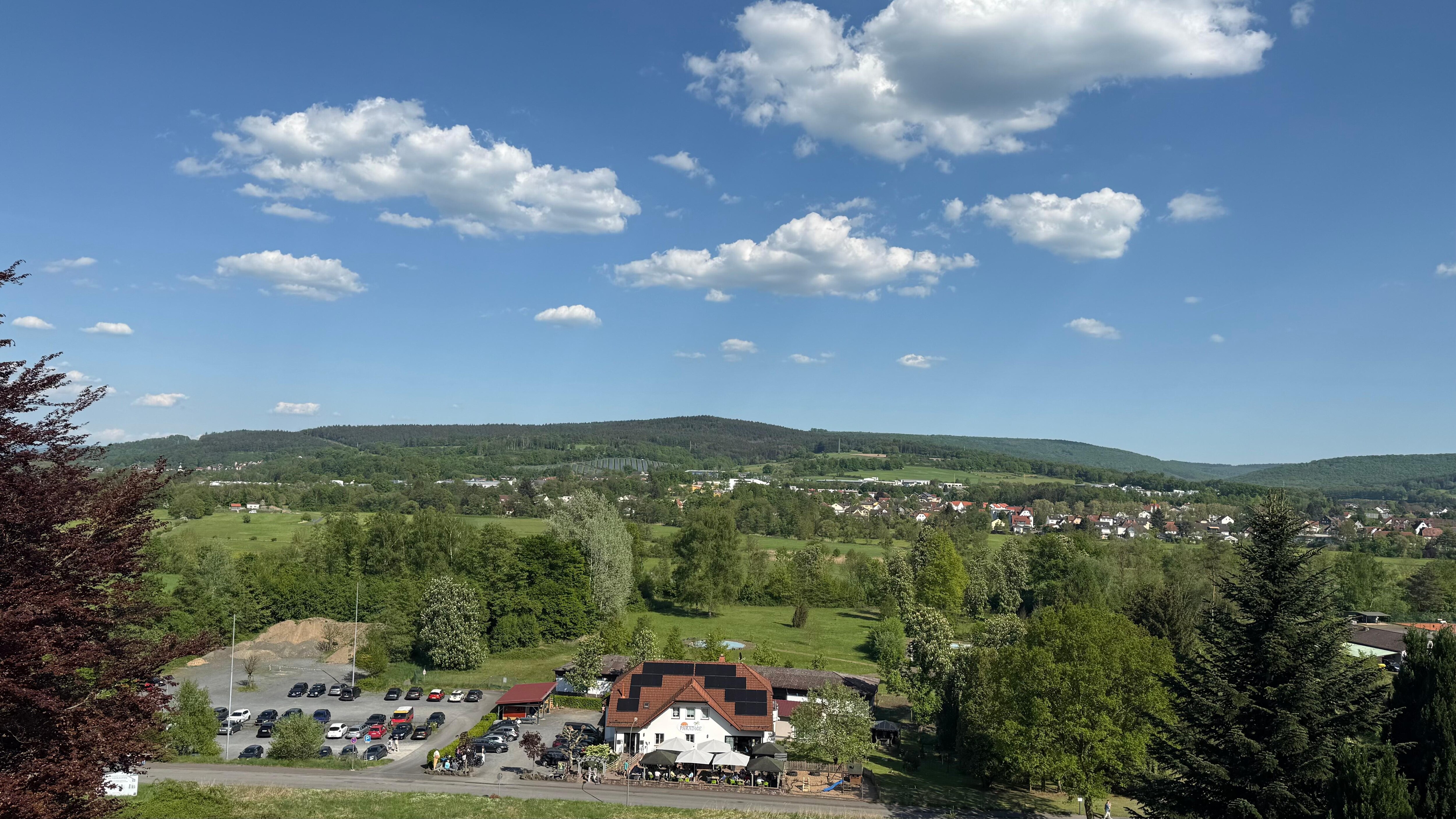 Ausblick vom Balkon 