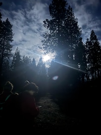 Flashlight night hike