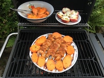 Grillen im Garten Messern 43