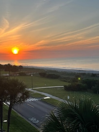 Sunrise from the balcony