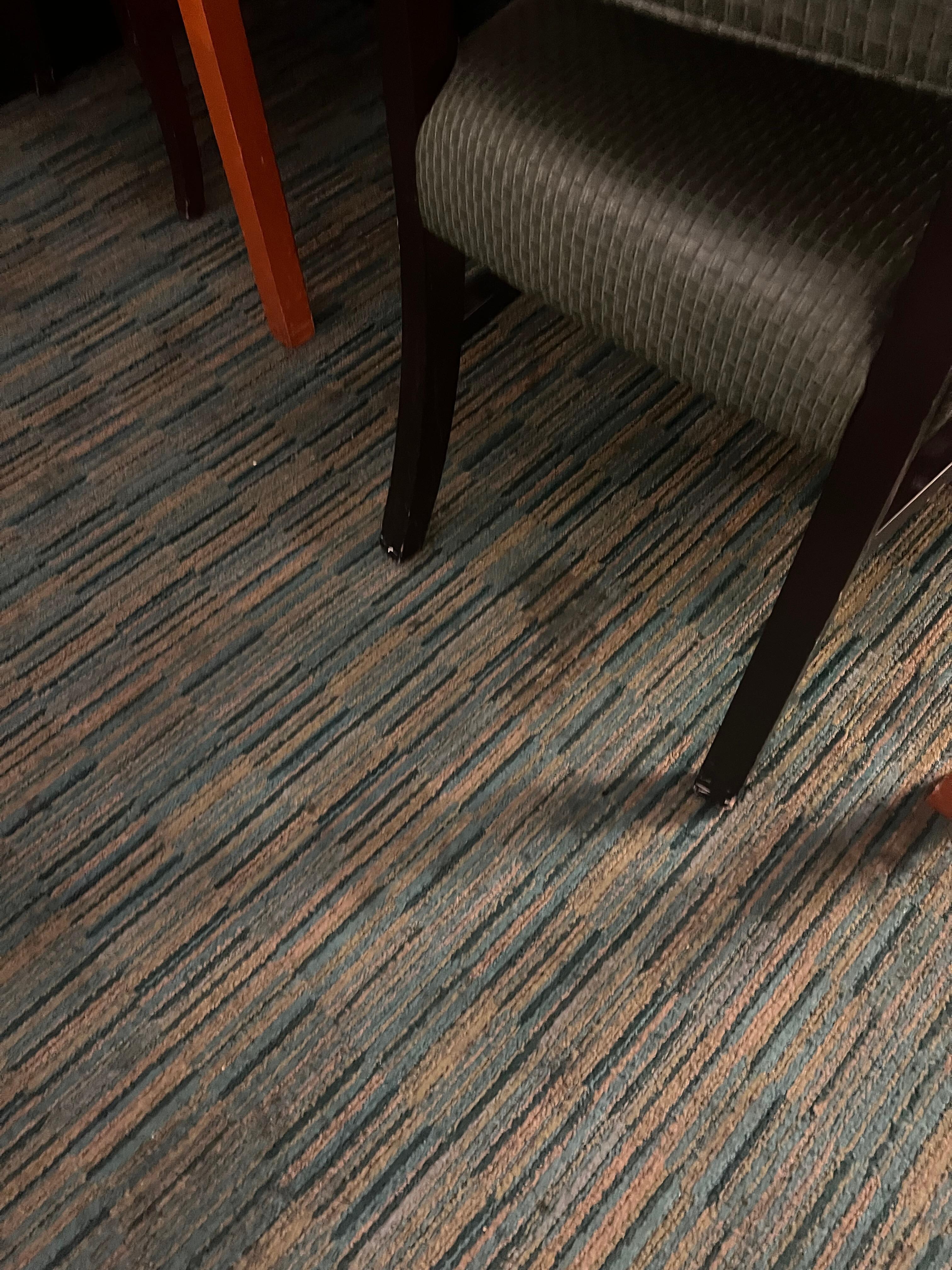 Stains on rug