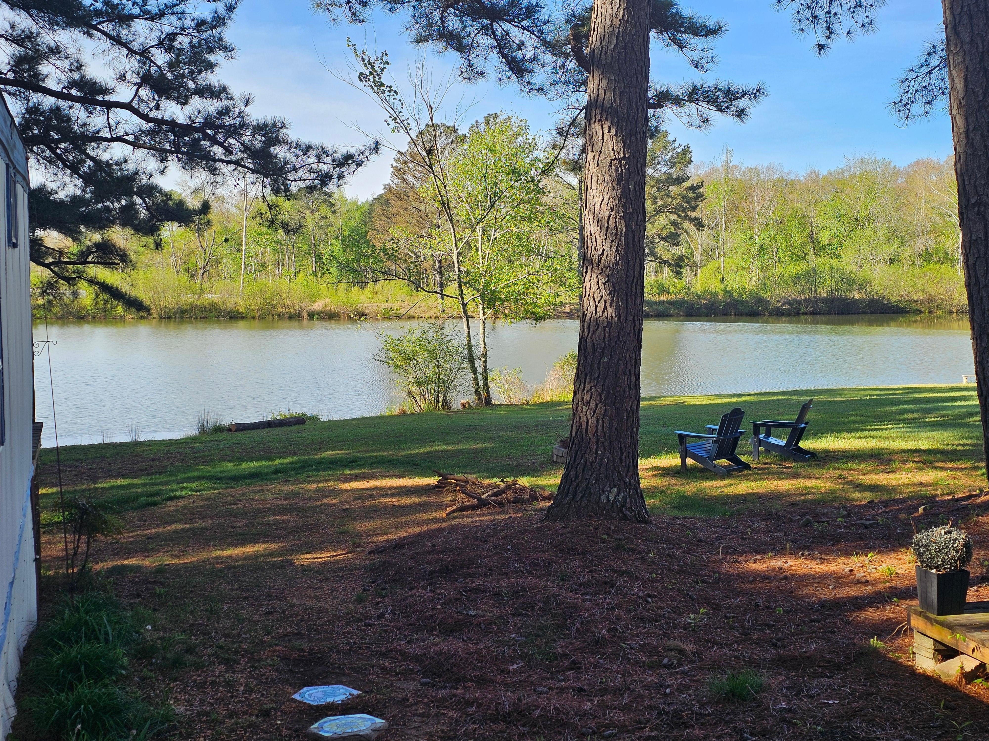View from the main entry deck.