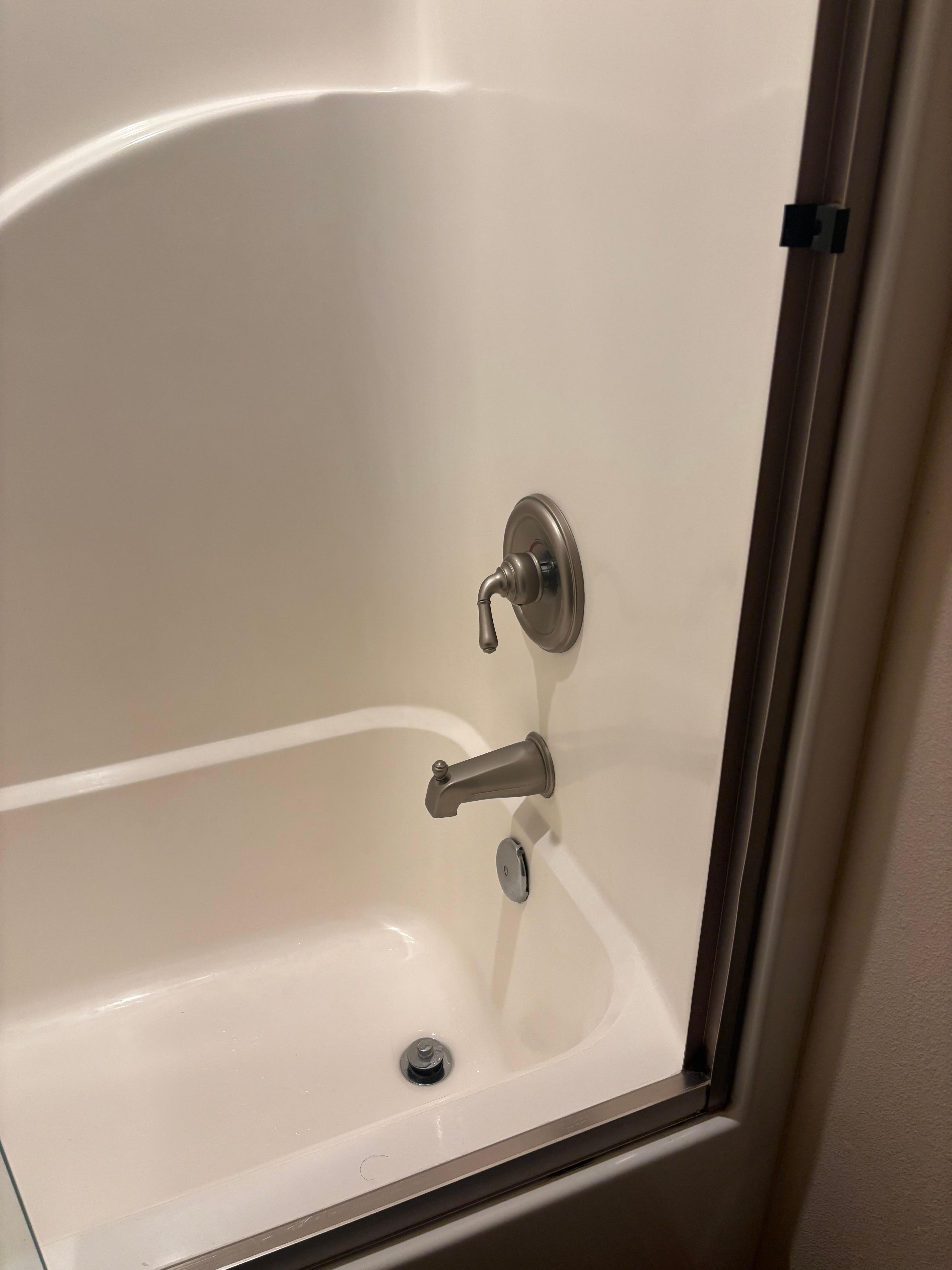 Shower handle that was difficult to use