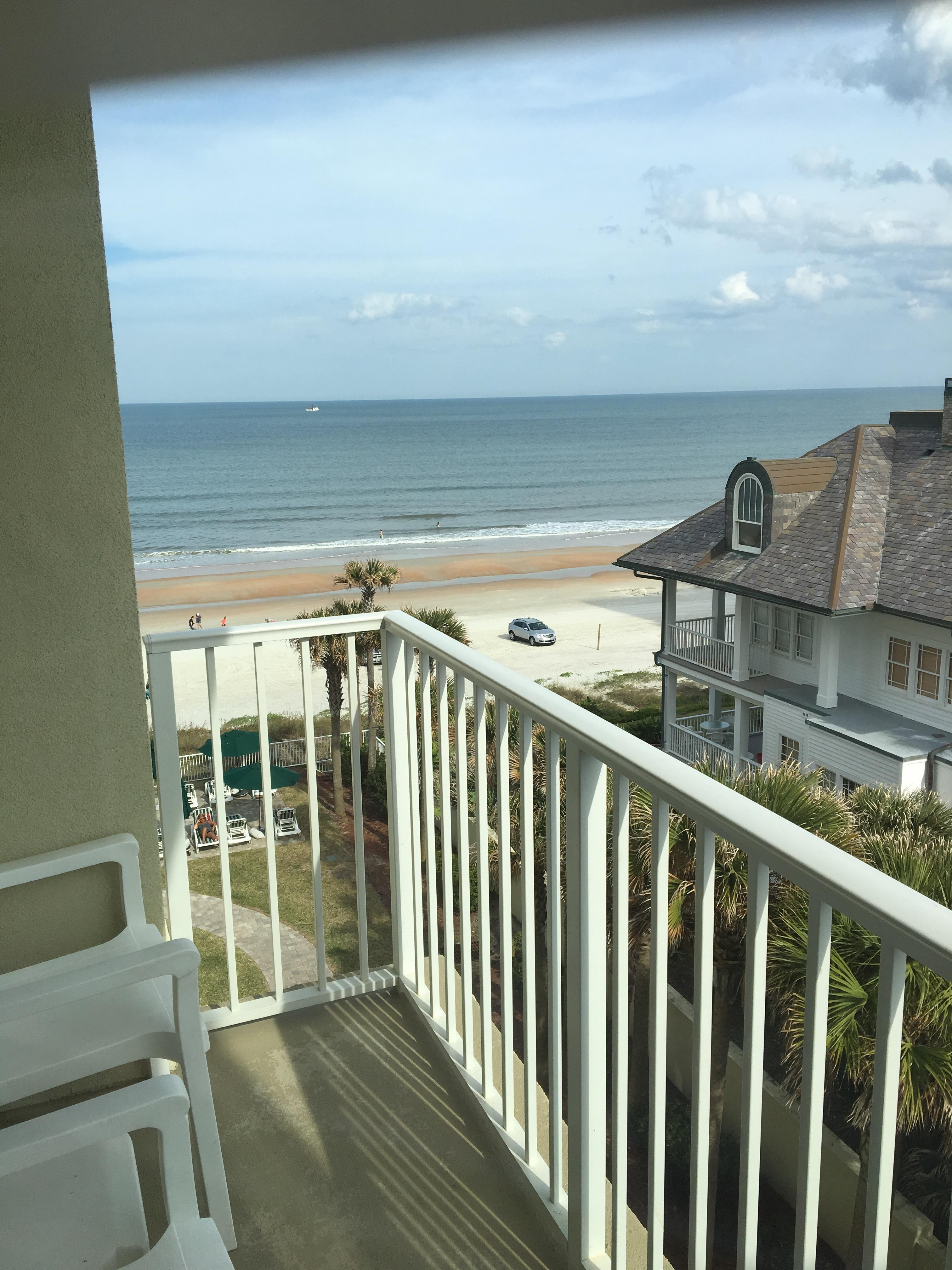 Balcony view in the afternoon