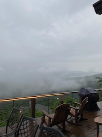 We loved it when the clouds rolled in...