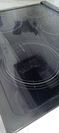 Broken/Crack stove top