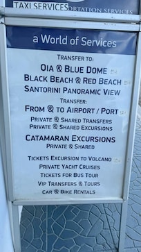 Prices to the airport and port…