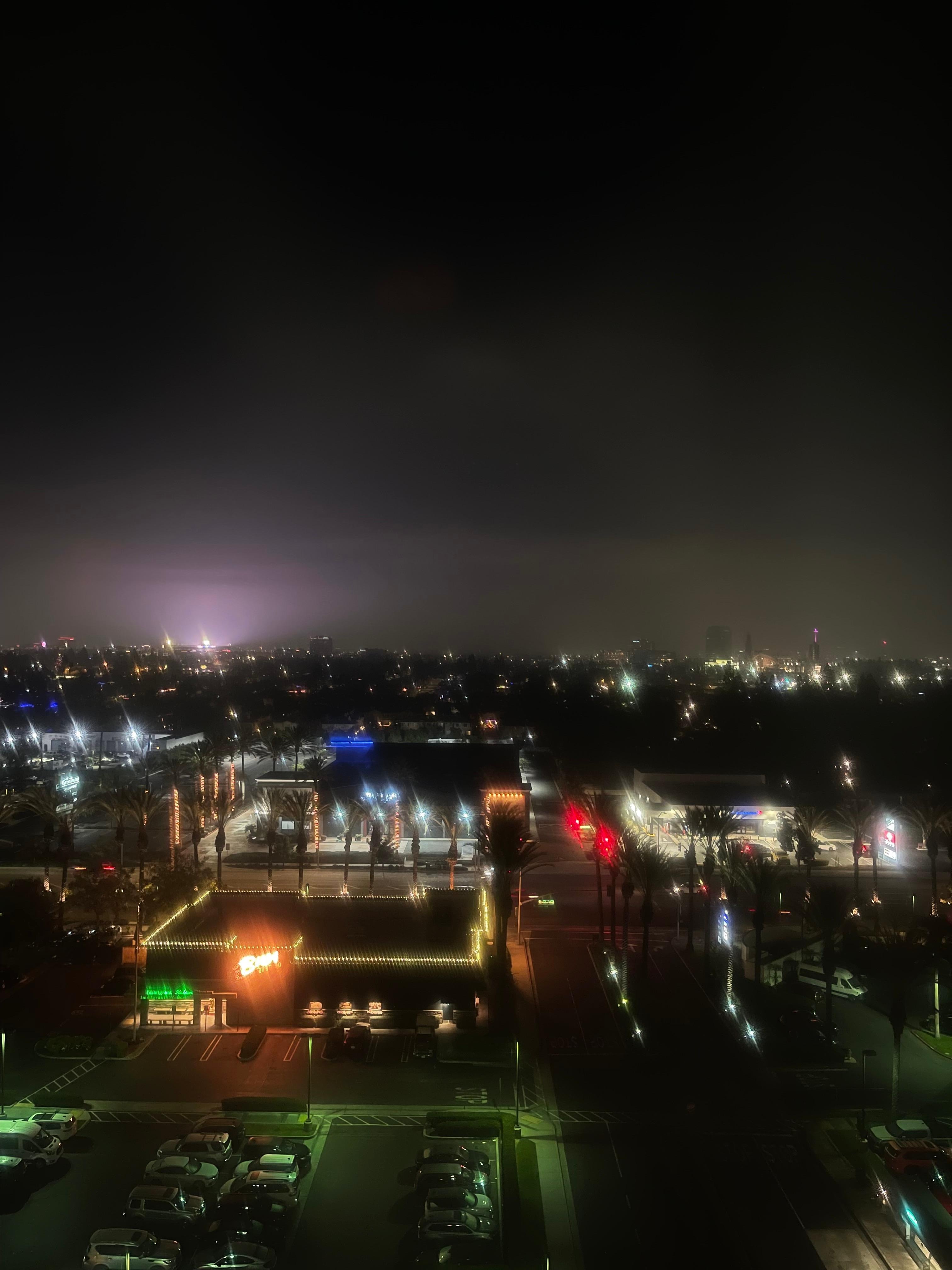 Night time view 
