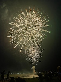 Fireworks on Burt Lake