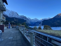 View from hotel balcony.