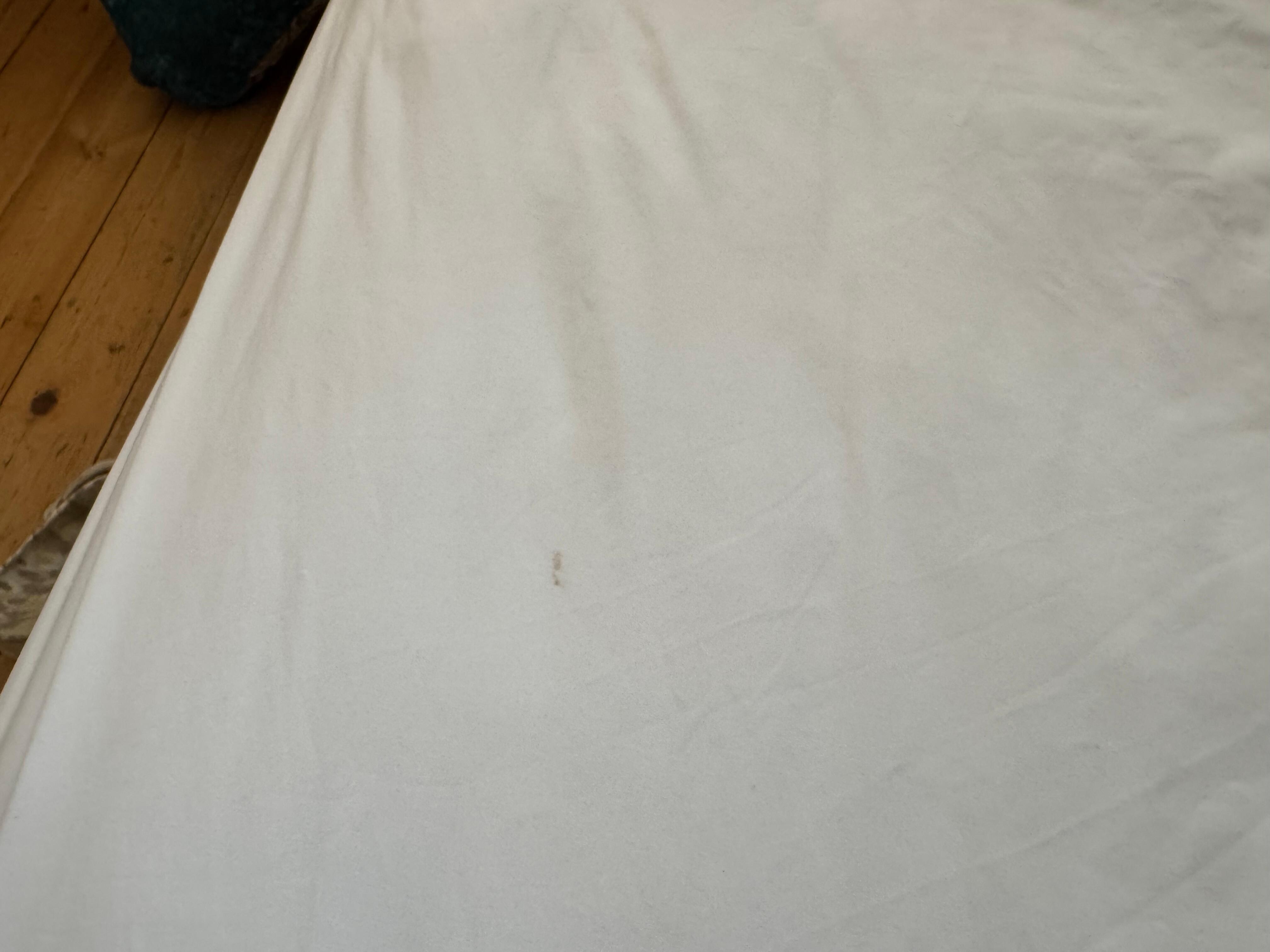 Sleeping in someone’s sweat and filth