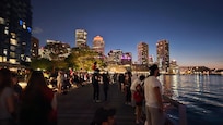 Boston in the night of 4th july