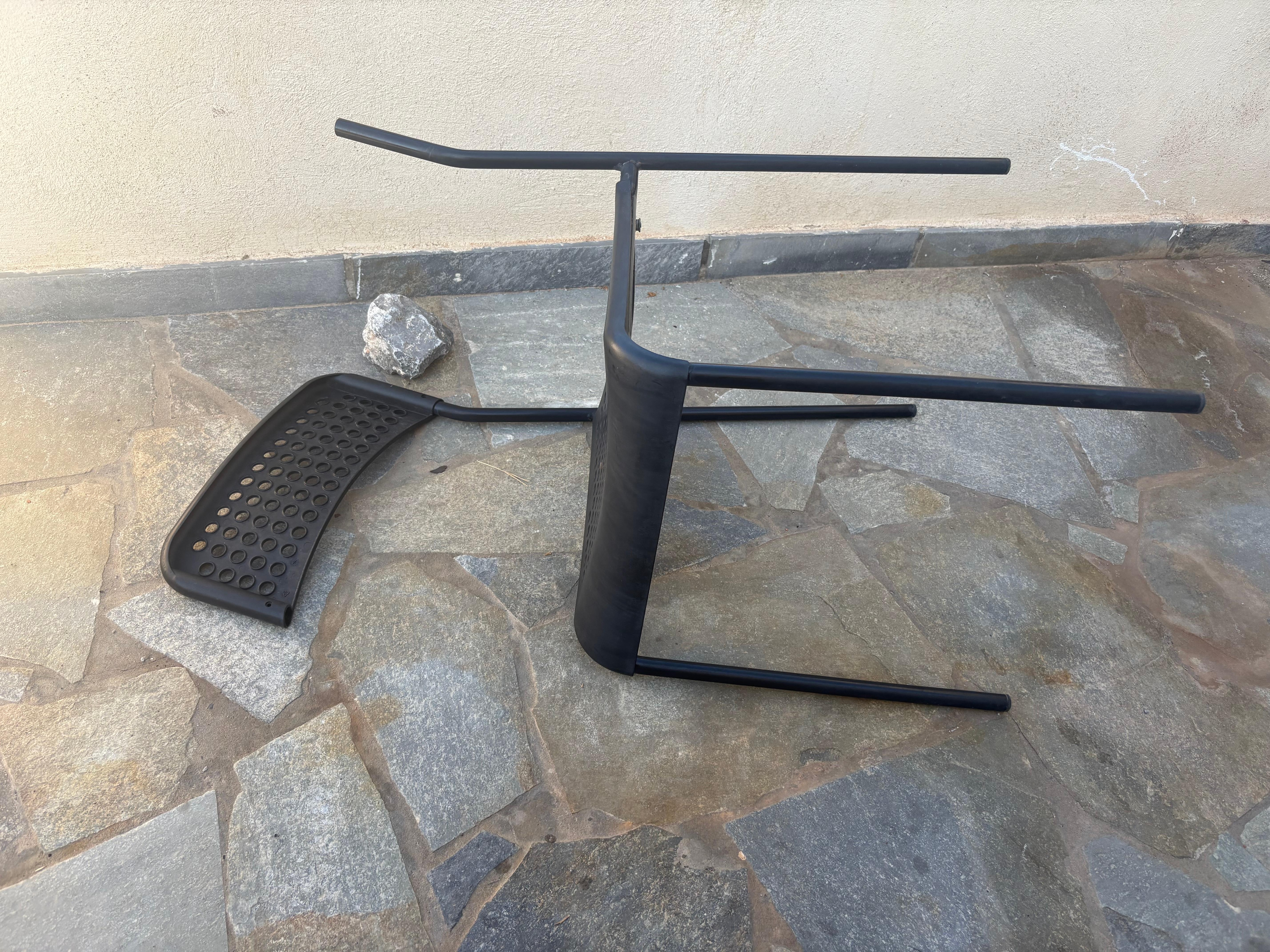 Broken patio chair
