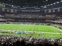 I was able to take in a Saints game