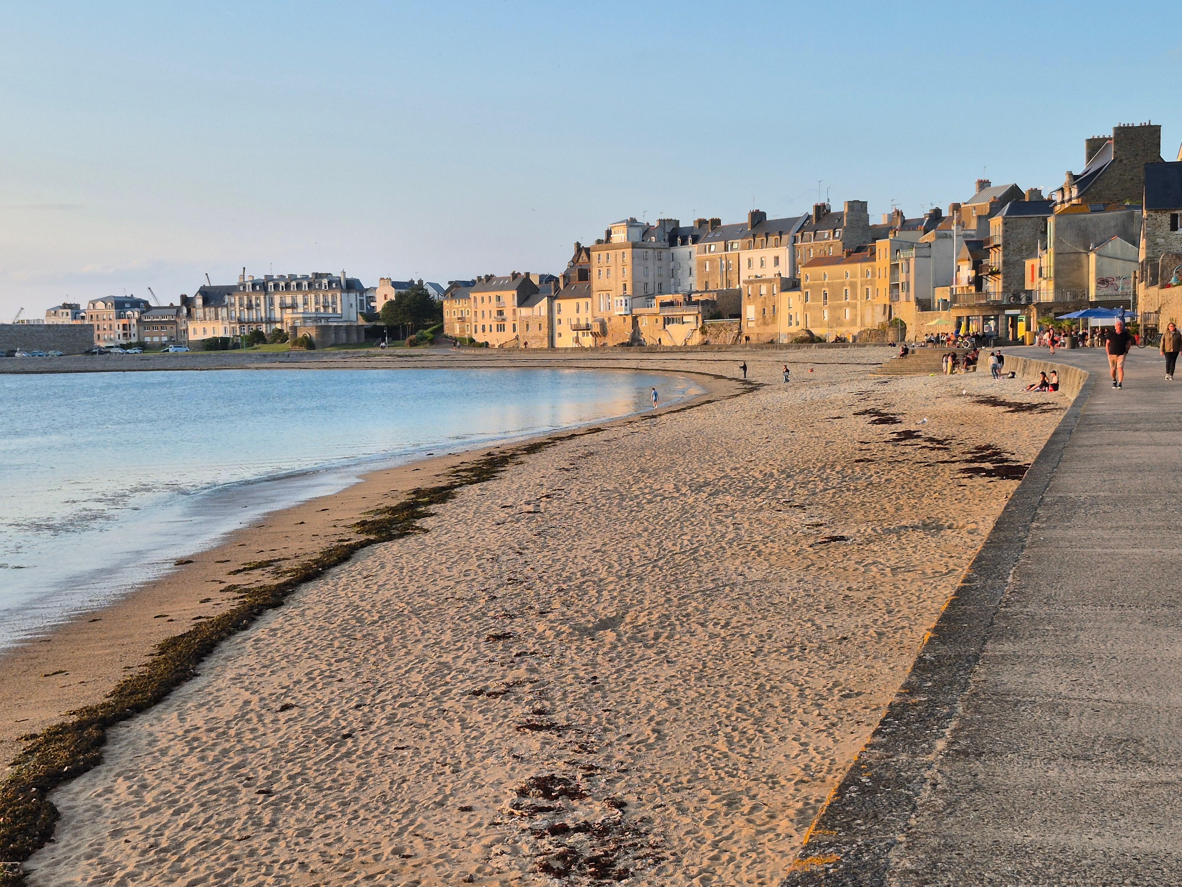 St Malo beach front