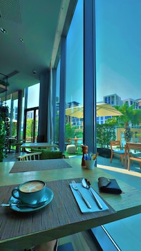 Breakfast and coffee