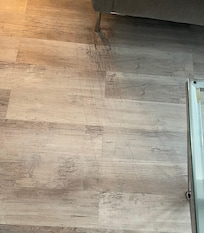 Scratches and dirty floor