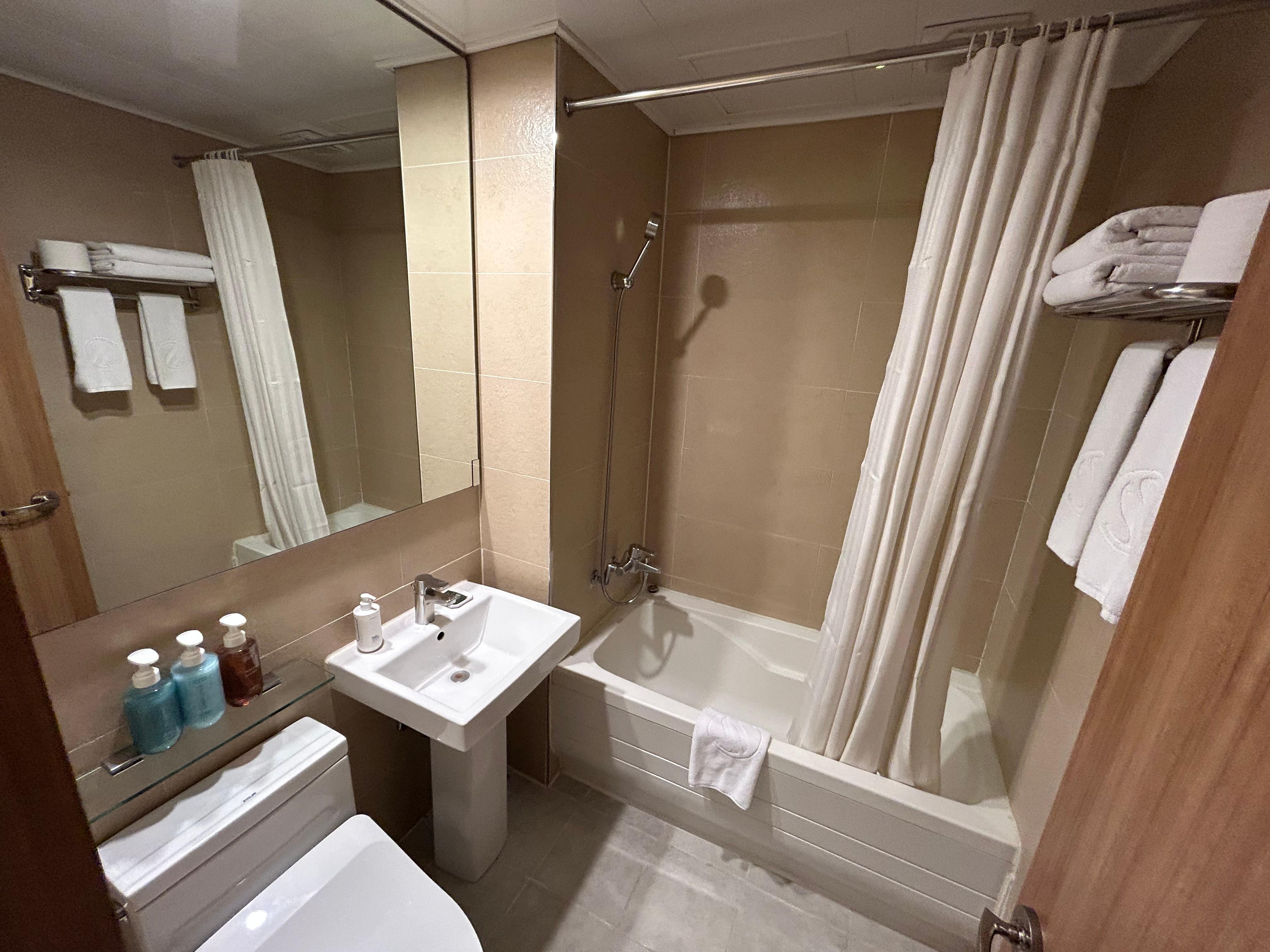 清潔で使いやすい洗面所、換気も万全