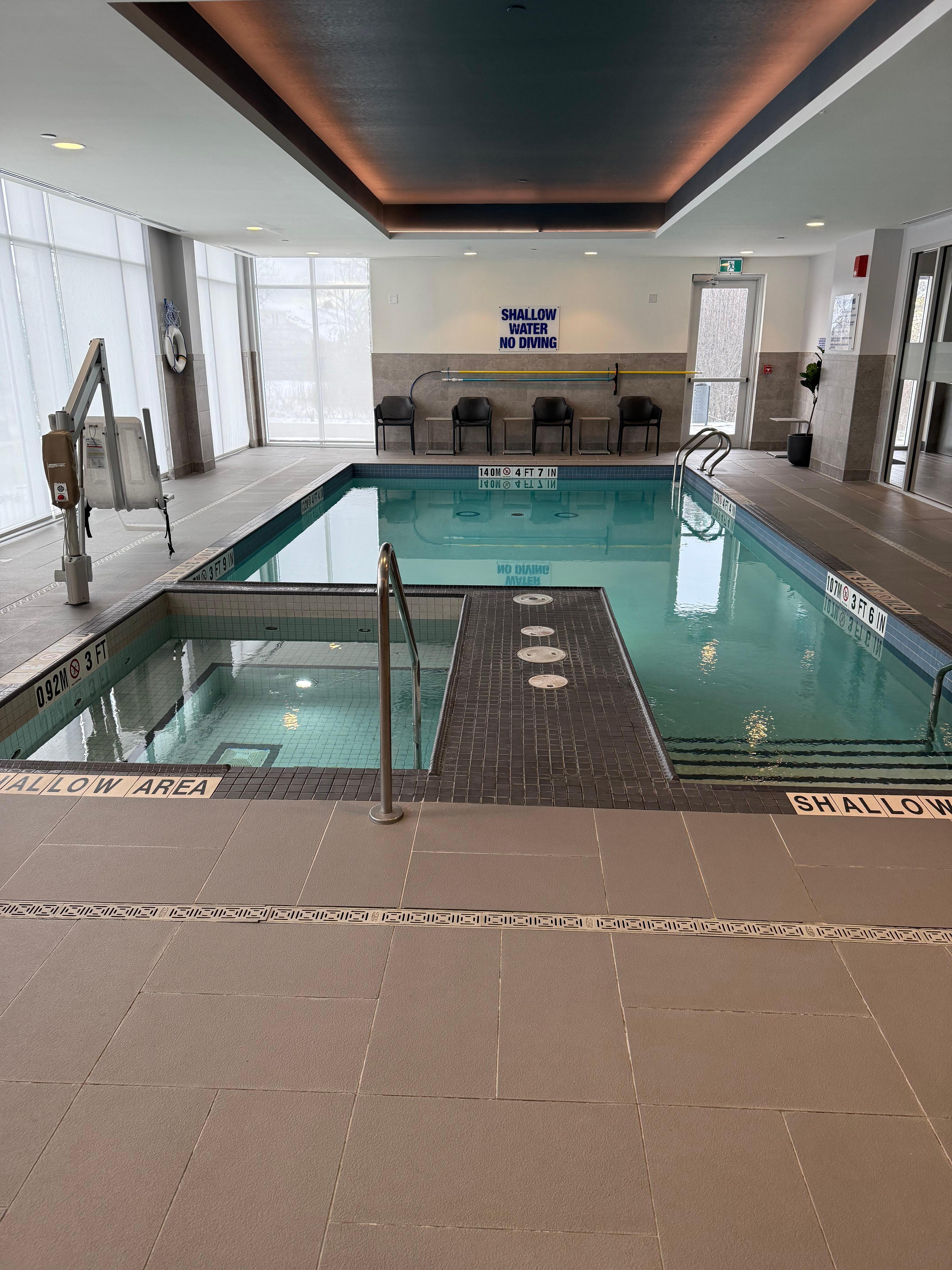 Enjoyed the pool and hot tub 