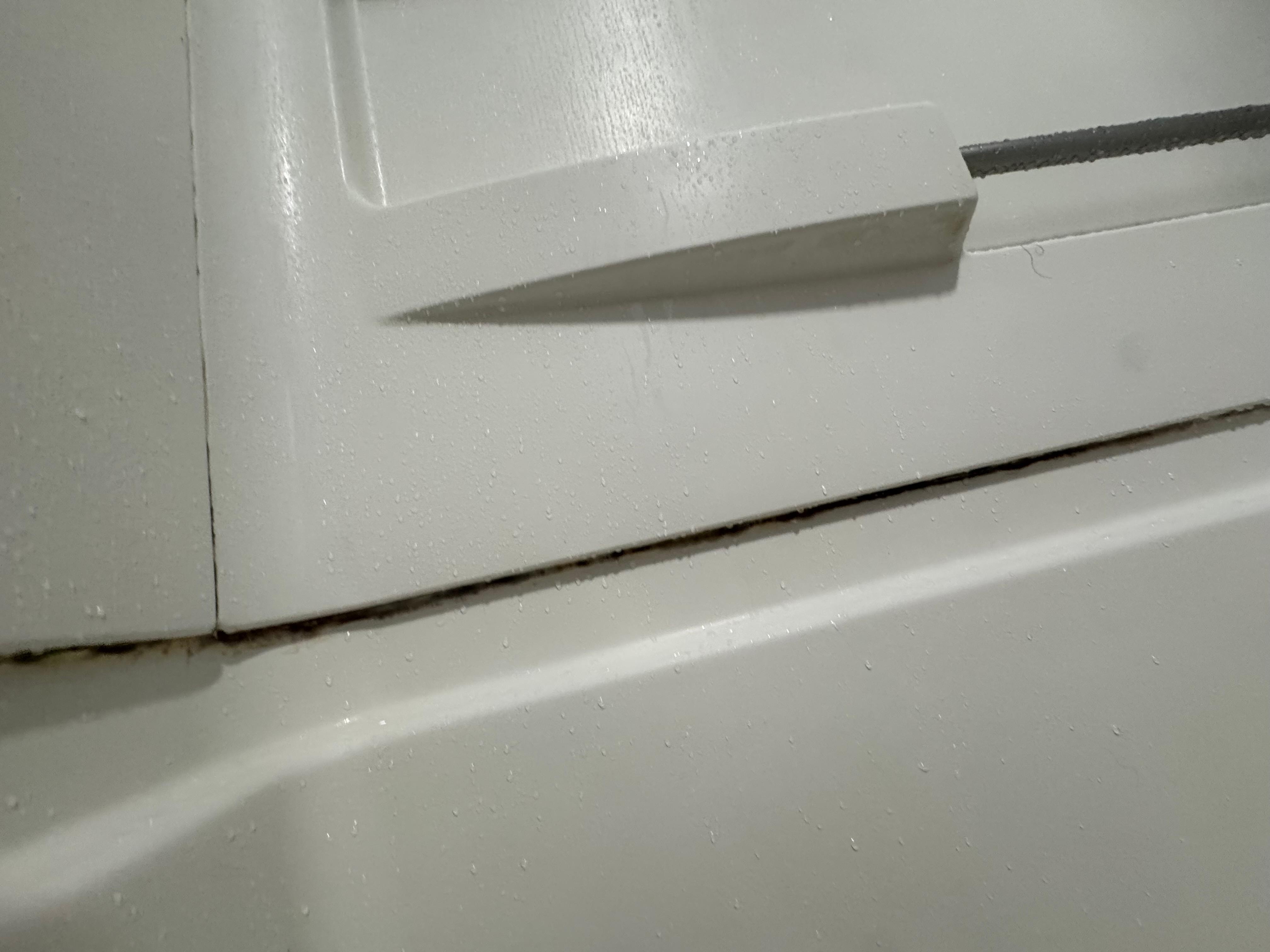 Moldy tub.