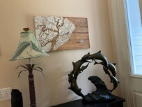 Dolphins that greeted us each day.