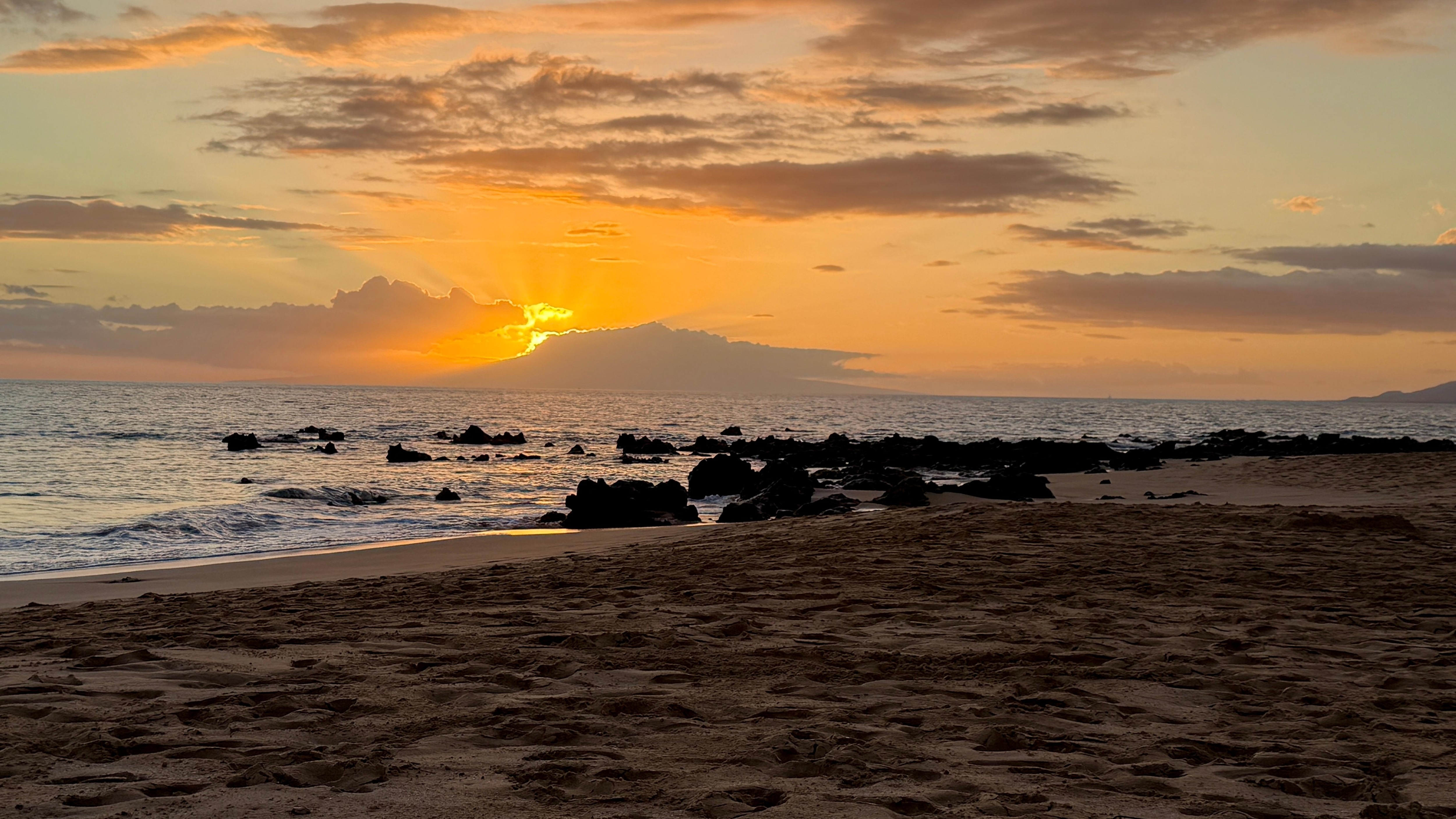 Sunset at Keawakapu Beach