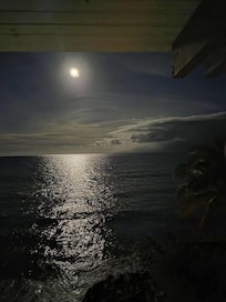 The full moon from our balcony