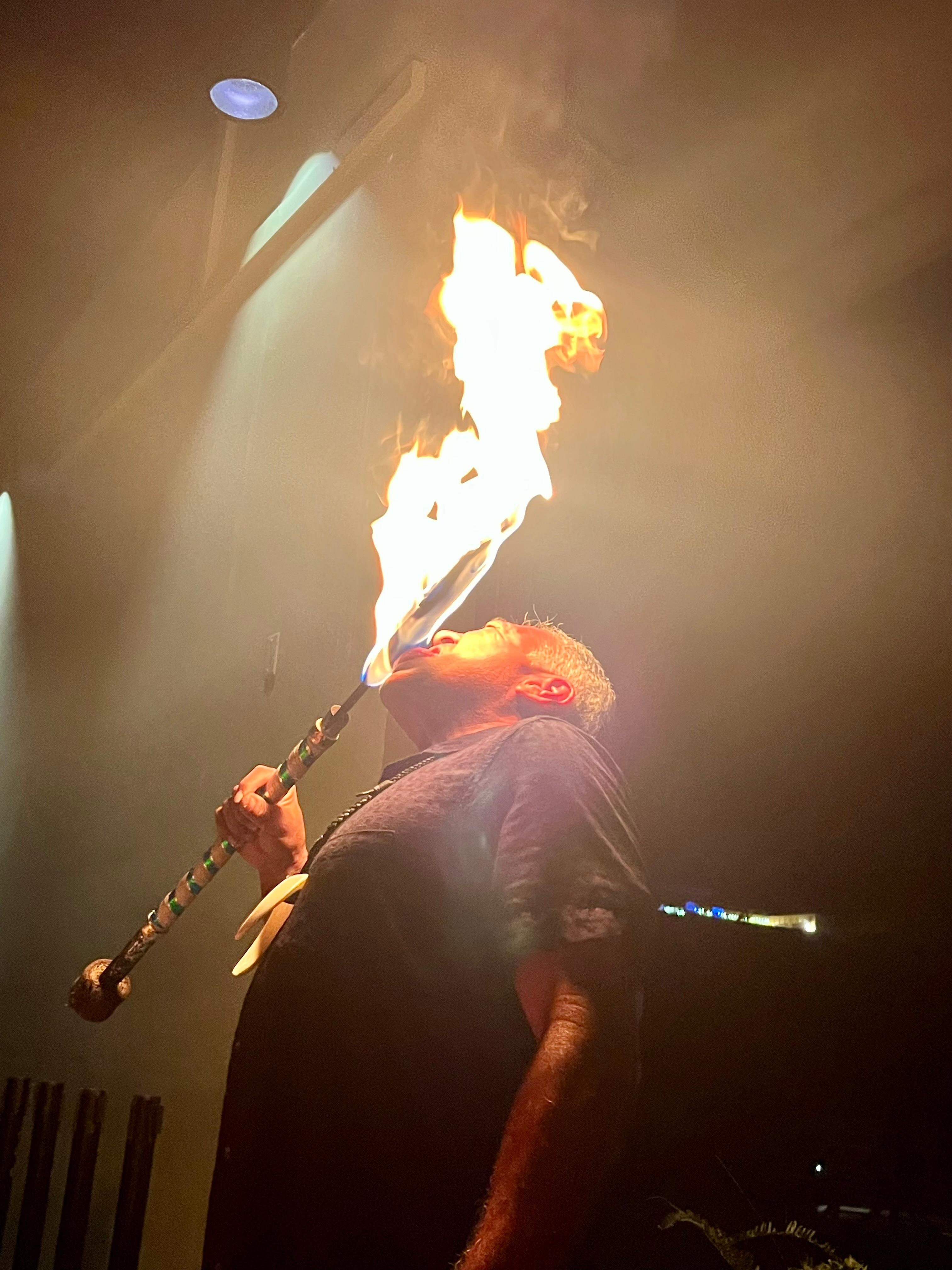 Catch the Polynesian Fire Show at Amana Community Park!