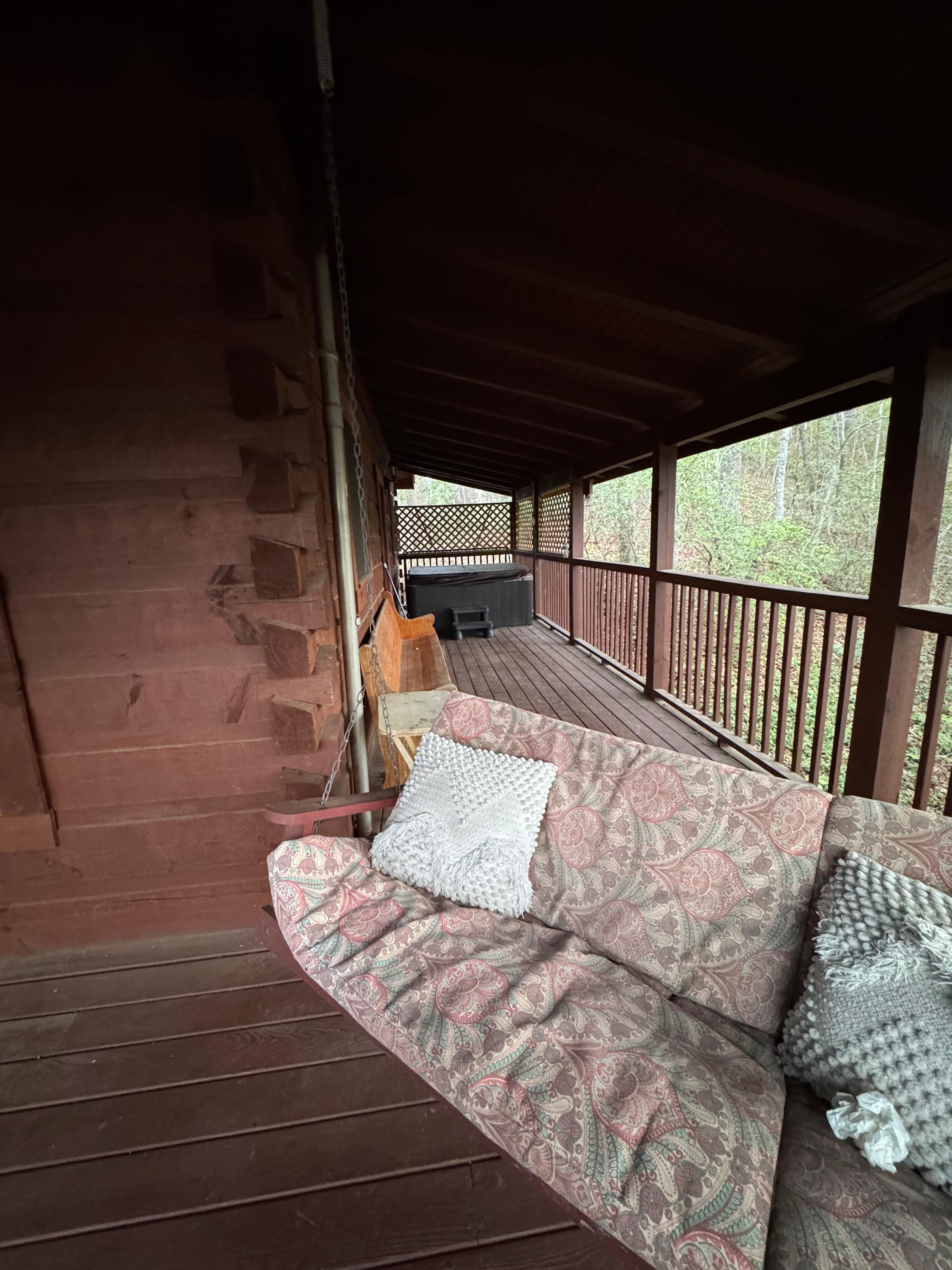 Porch swing (so comfy)