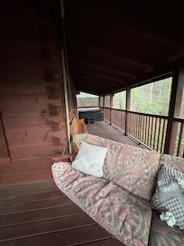 Porch swing (so comfy)