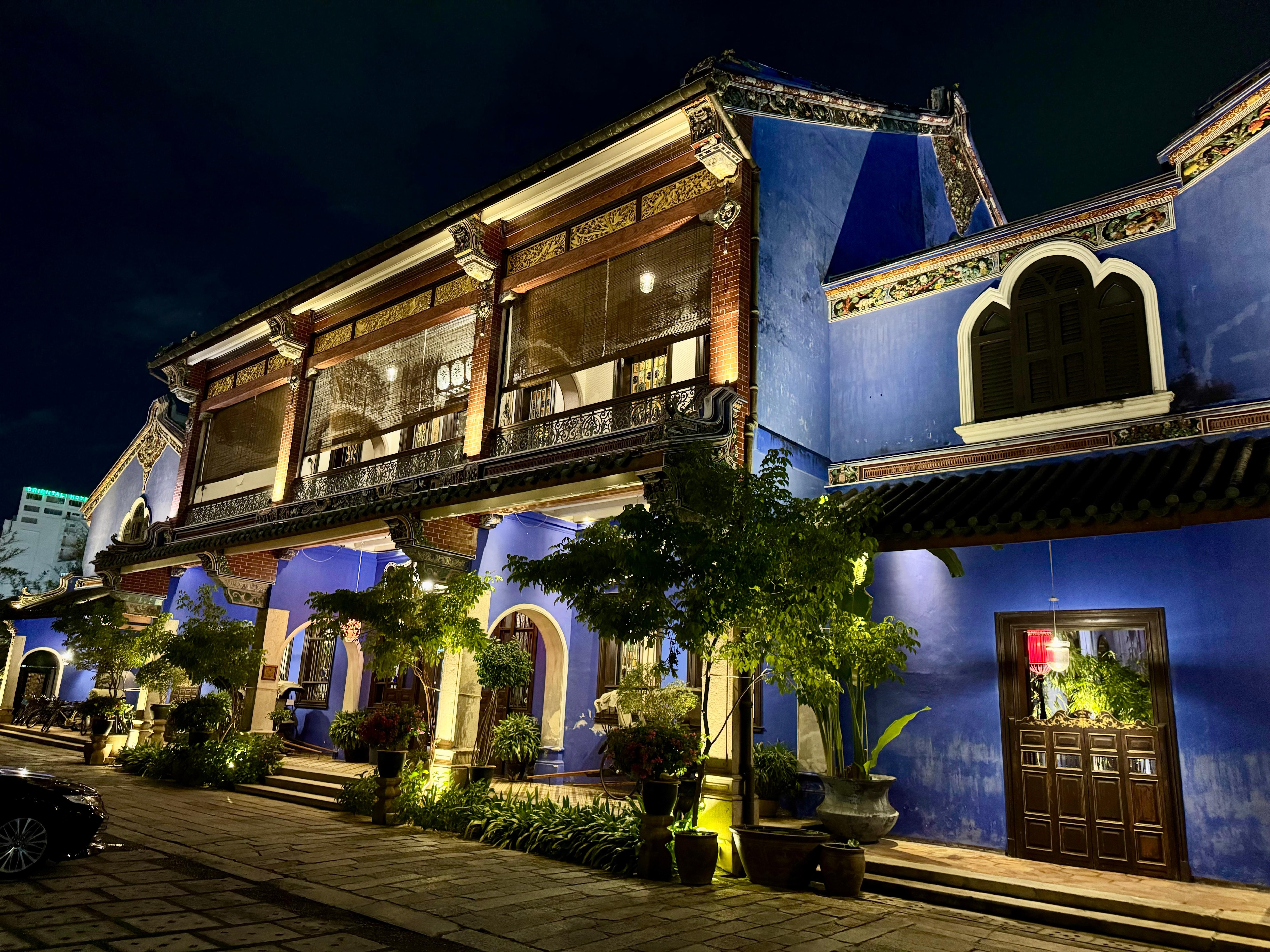 Hotel Façade at Night