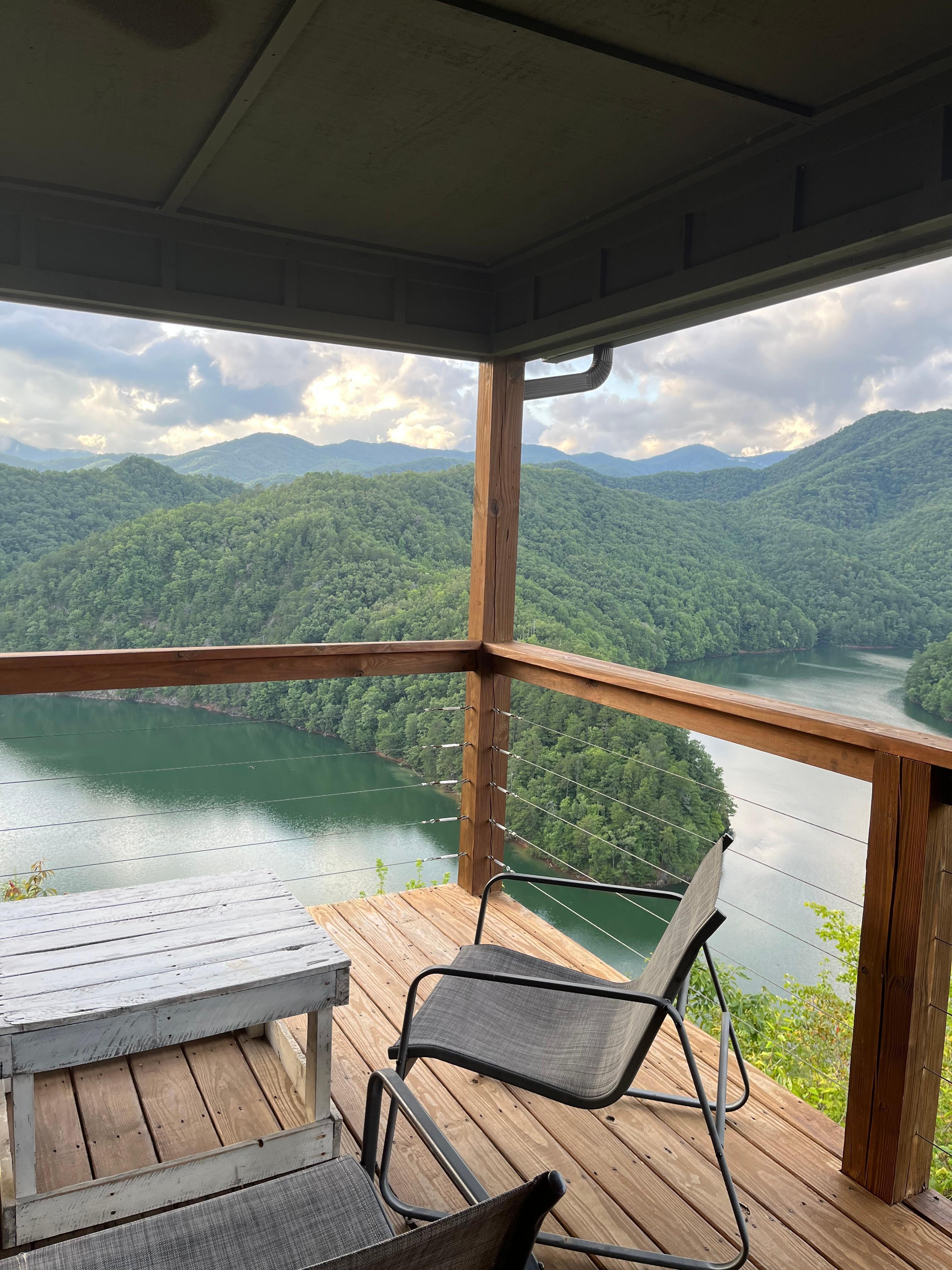 View from the deck!
