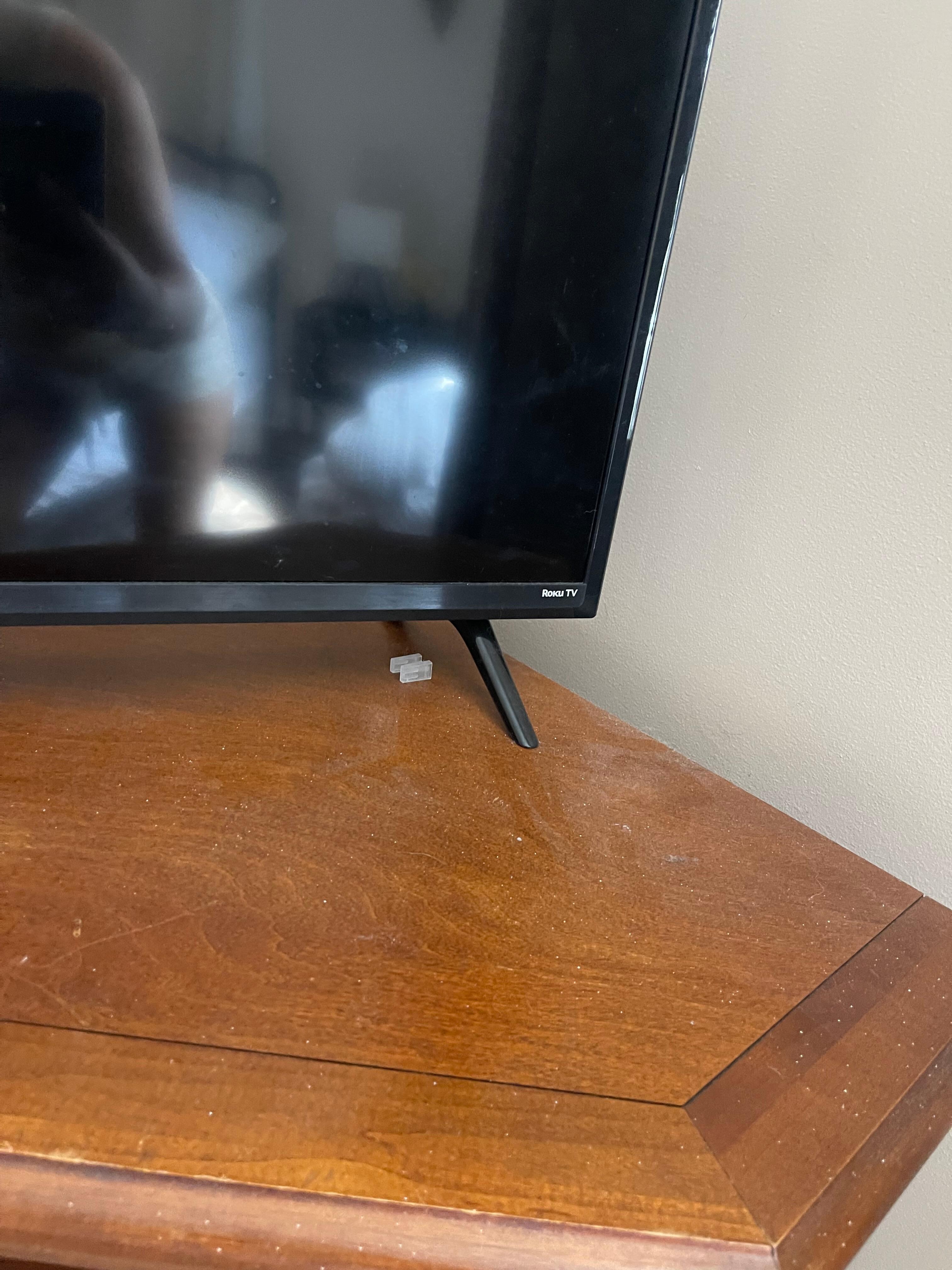 Dusty all over the outdated furniture 