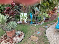 Lovely garden we could sit in.