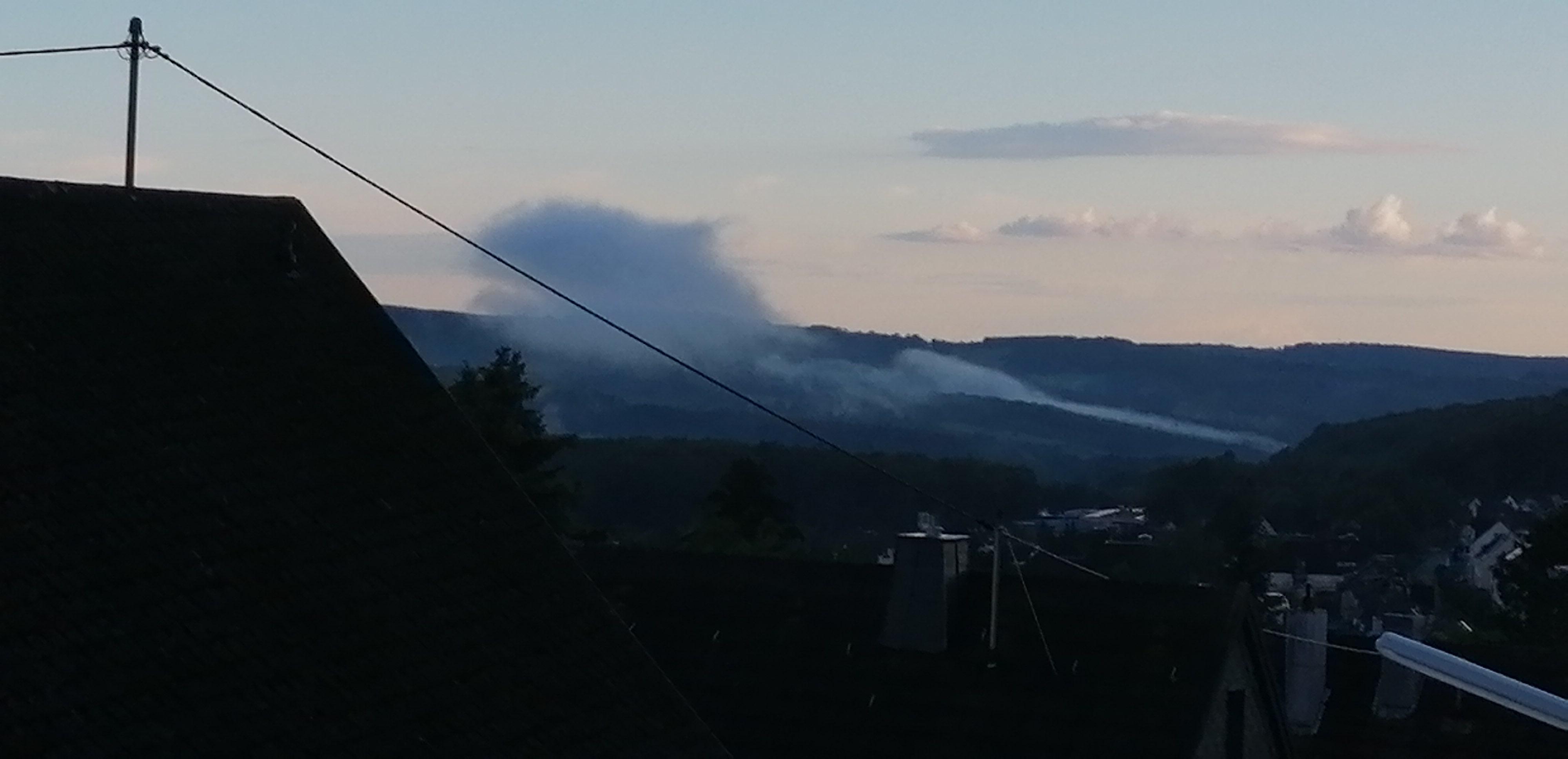 Ausblick vom Balkon 