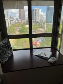 Facing centennial park, beautiful view