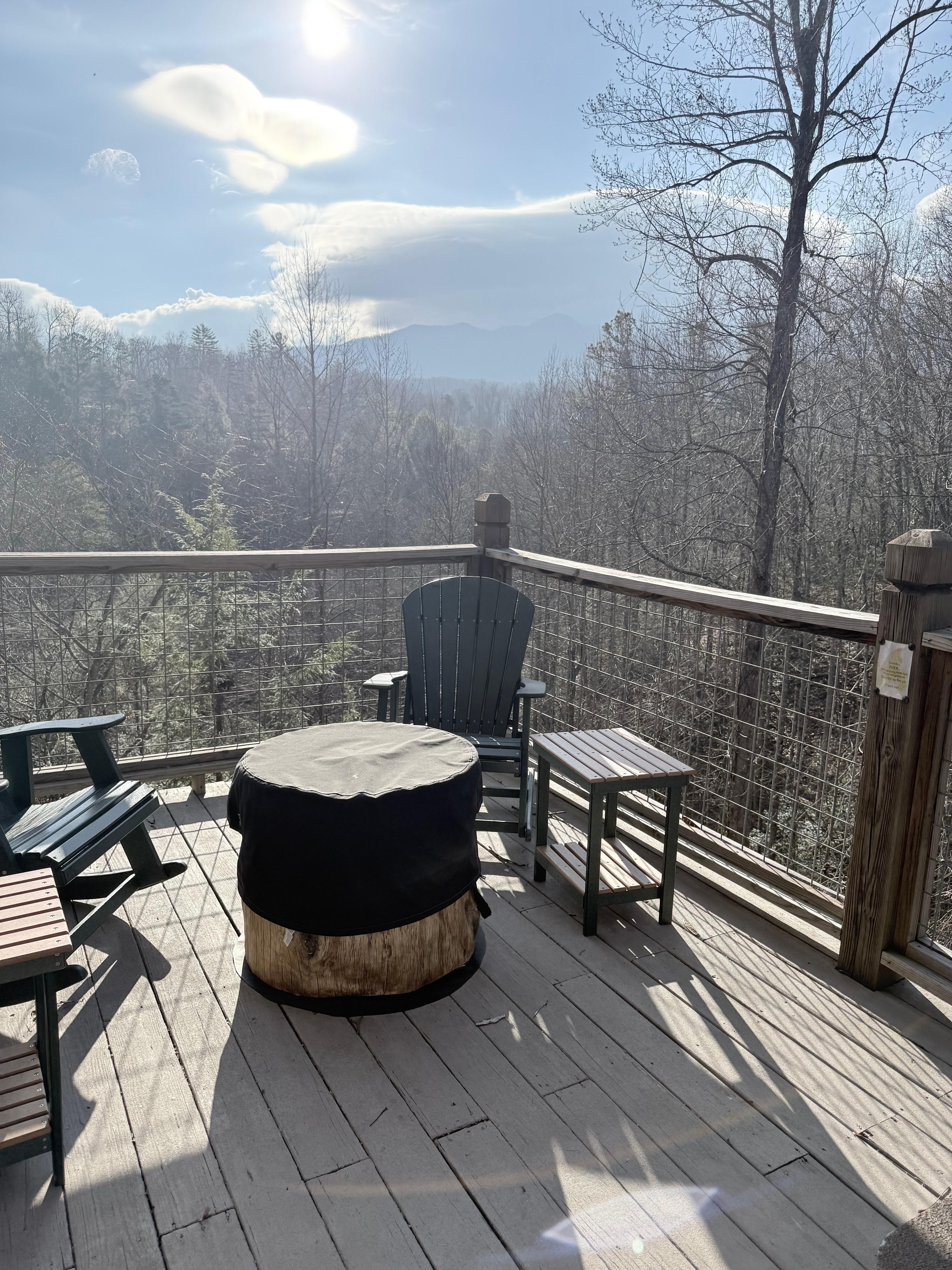 The beauty from the back porch!