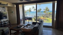 View of living room and lanai.