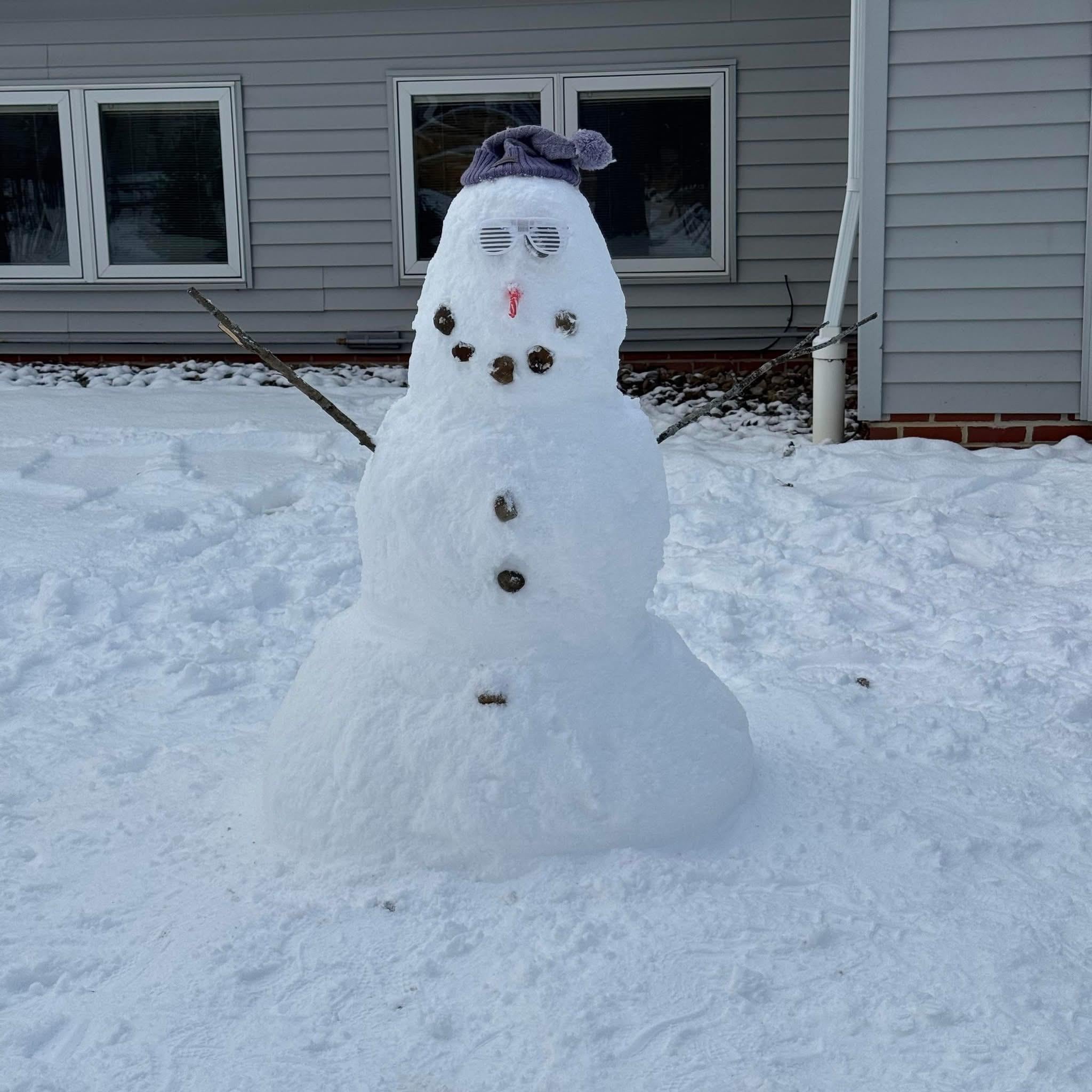 If you are lucky enough to get fresh snow!