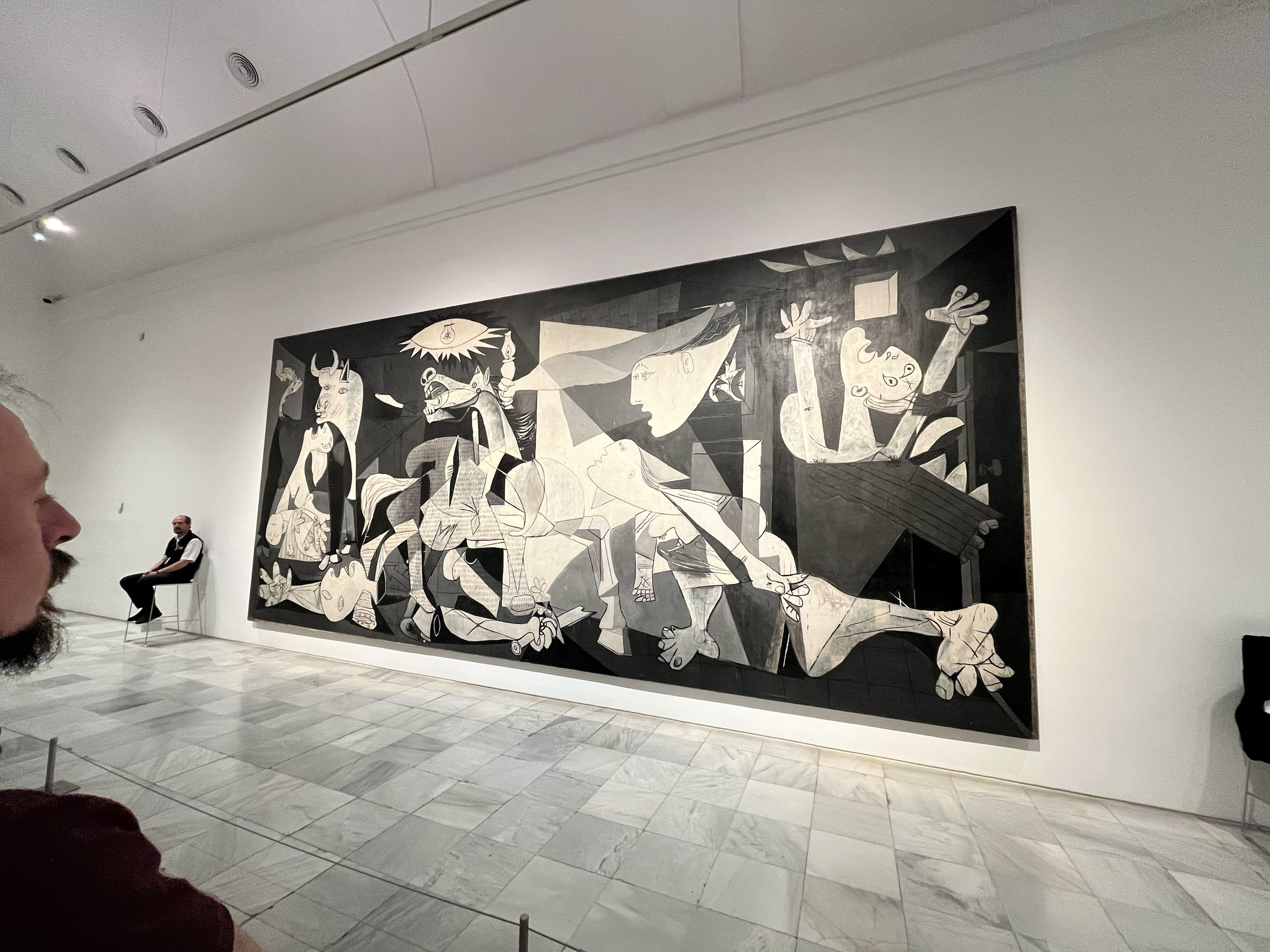 Guernica at Reina Sofia Museum across the street from the hotel