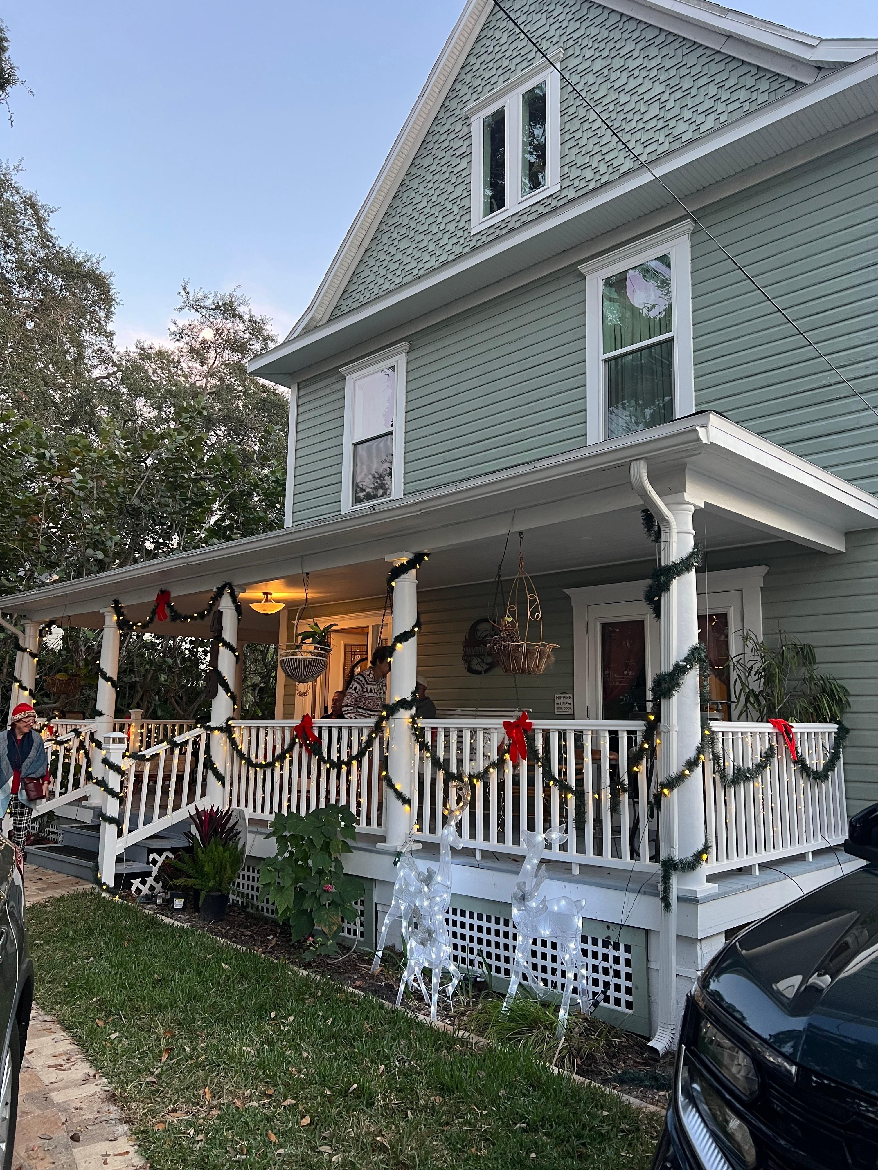 Beautifully decorated for the holidays!