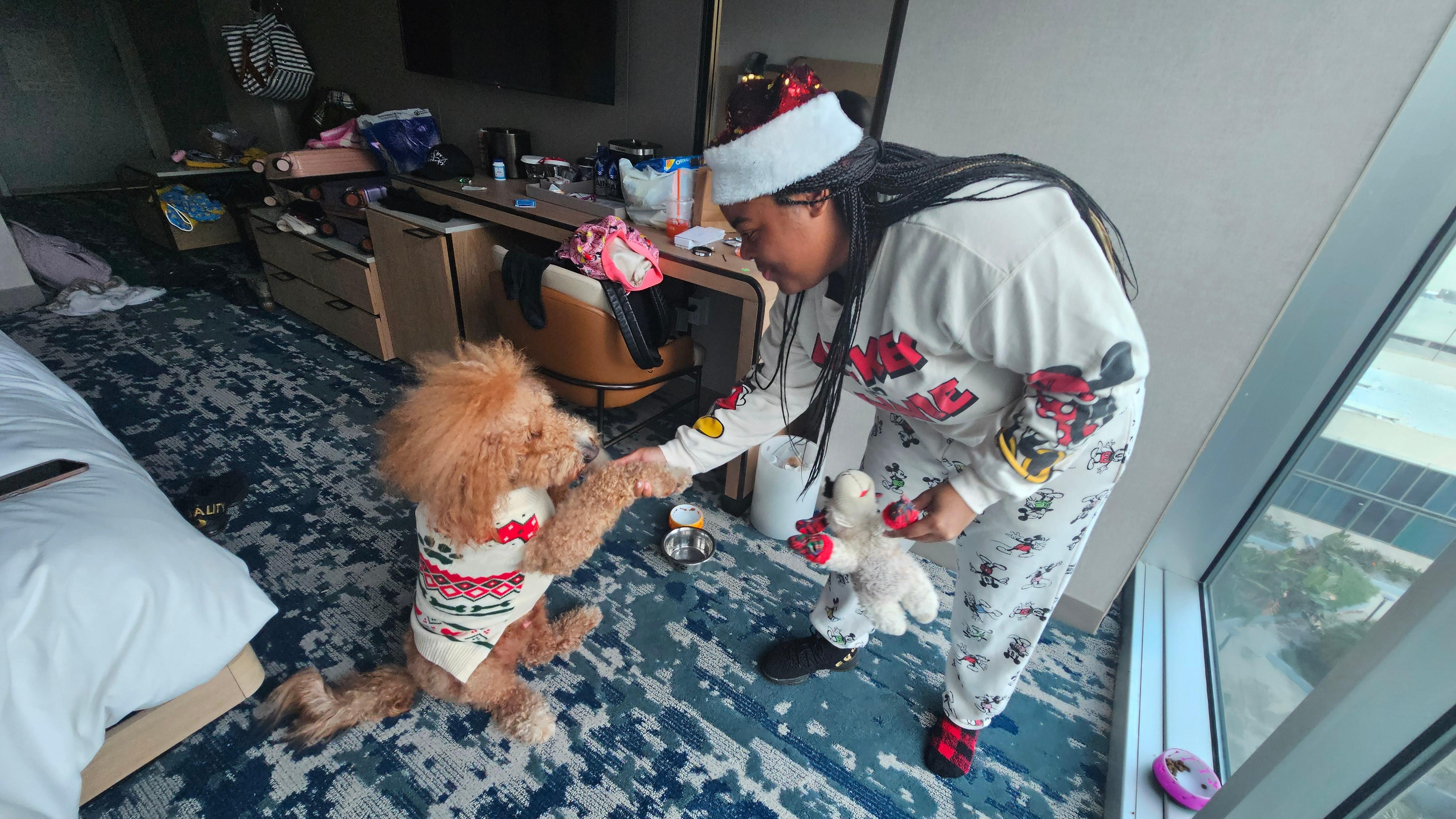 Christmas Morning 2025 at the Anaheim Hilton 