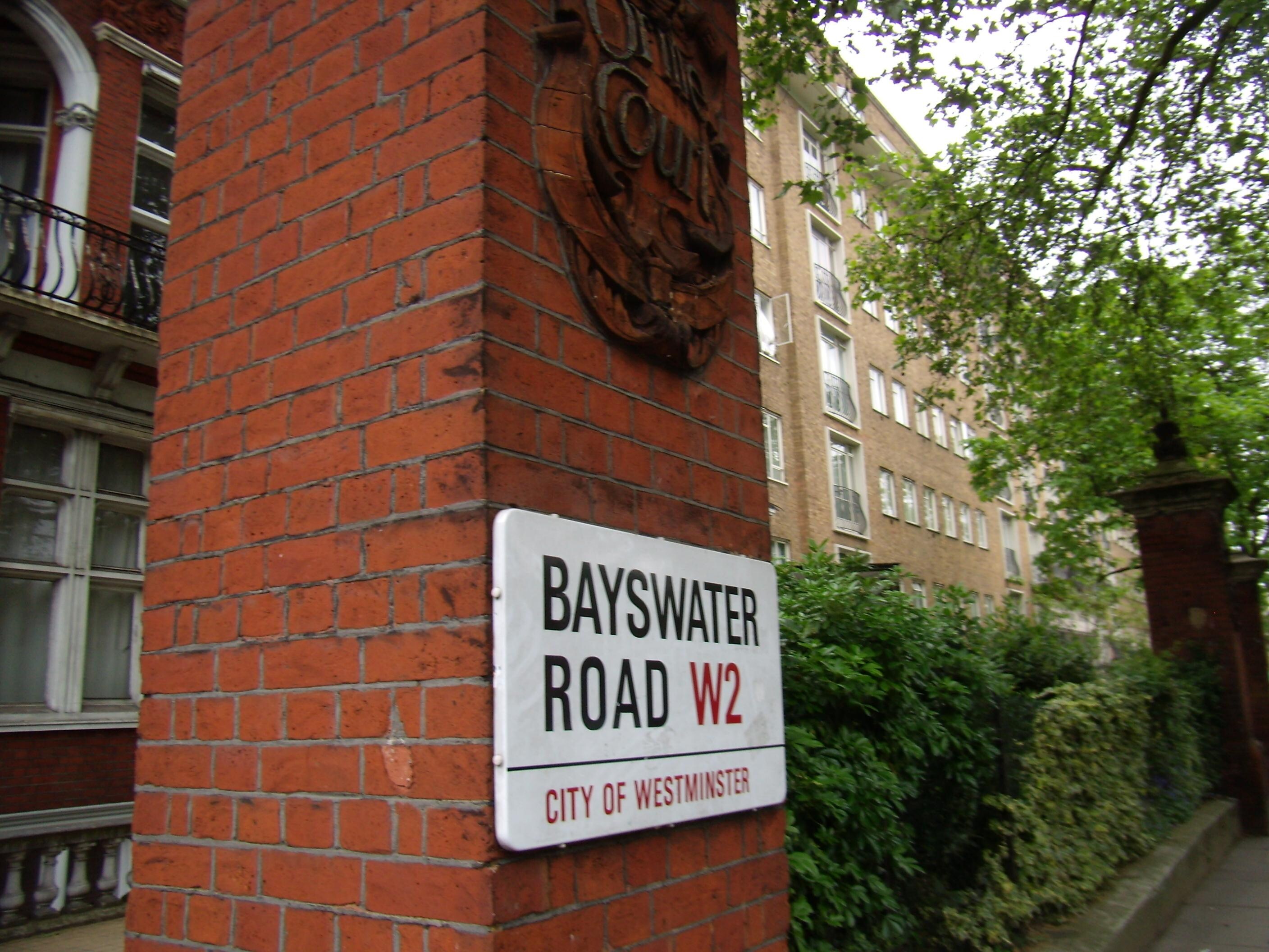 Just down the street on our way to the Underground