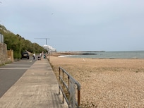 Beach promenade at Folkestone