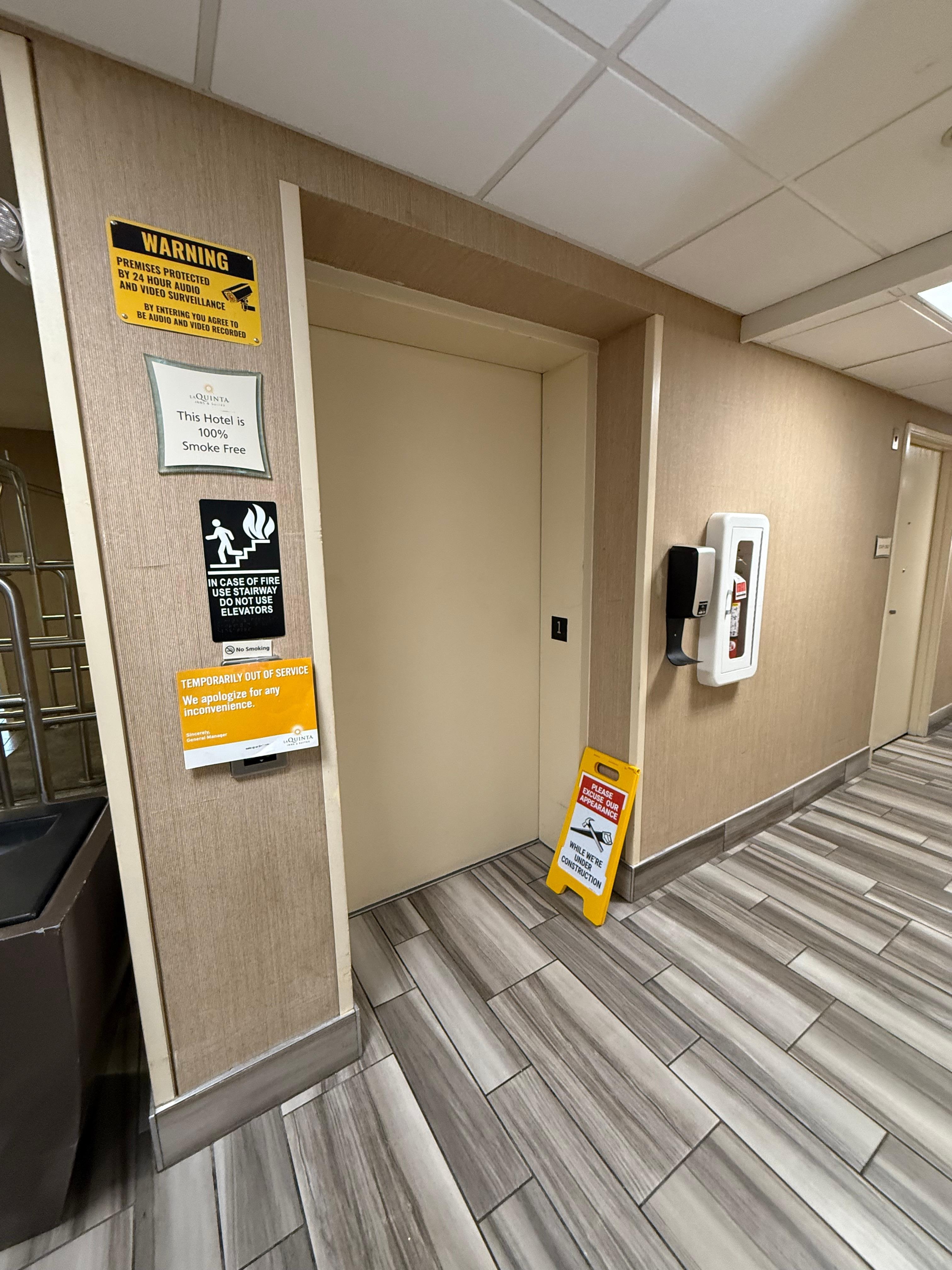 Out of order elevator 