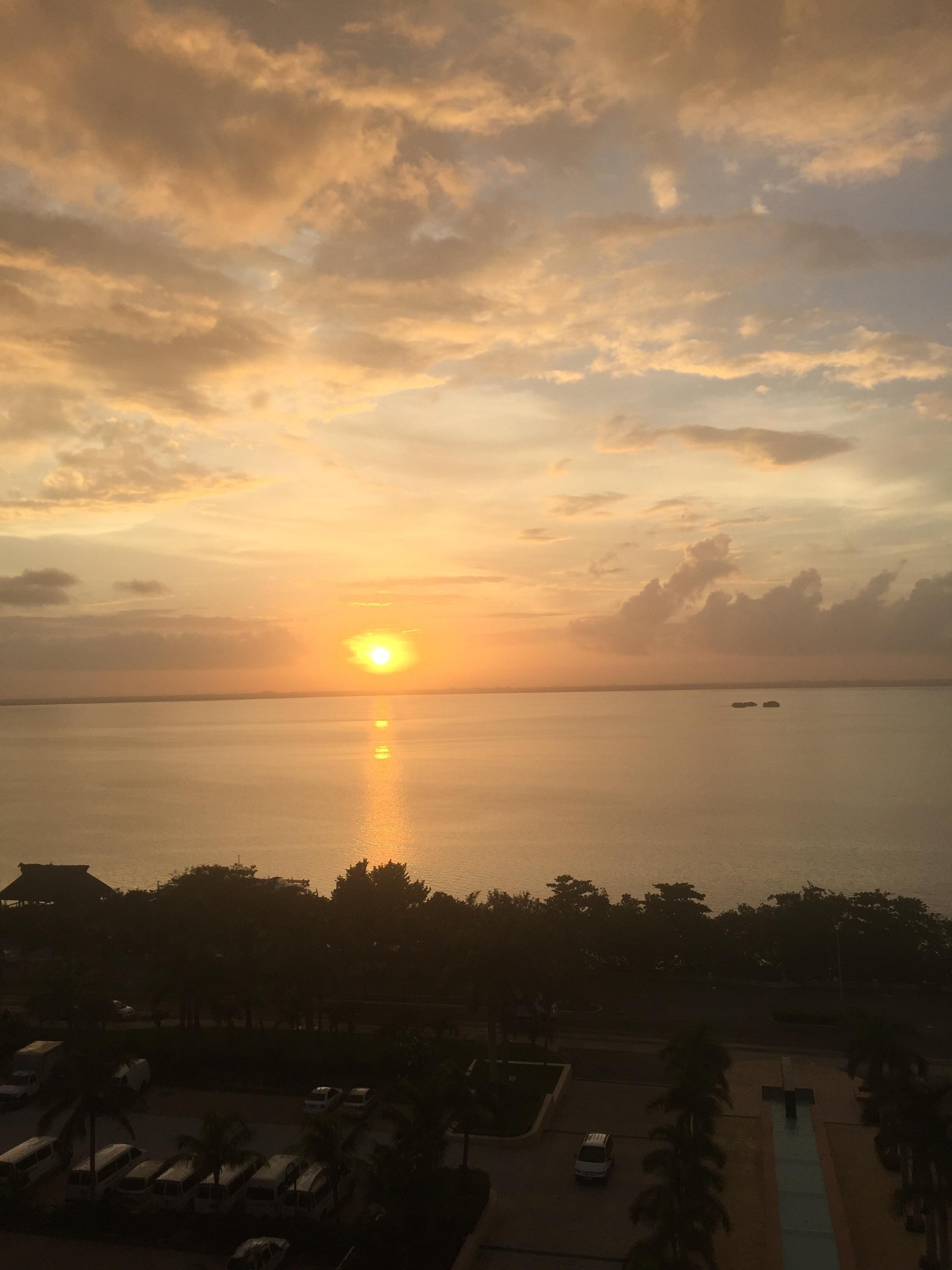 From hotel balcony